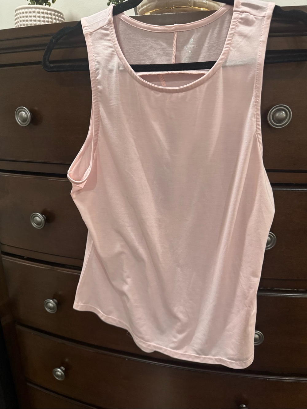 Apana woman’s Light Pink Sleeveless Tank Top size medium natural breathable soft